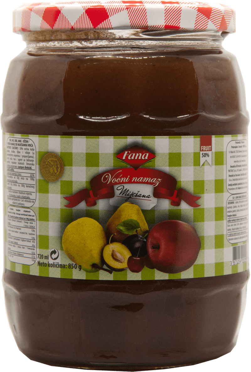Miješani voćni namaz 850g